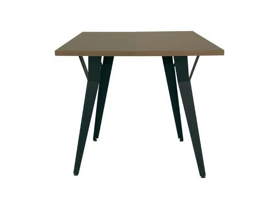 Tavolo da pranzo quadrato Yutan 80x80x74H colore rovere