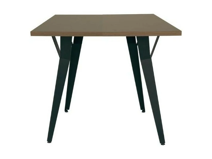 Tavolo da pranzo quadrato Yutan 80x80x74H colore rovere