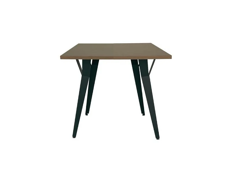 Tavolo da pranzo quadrato Yutan 80x80x74H colore rovere
