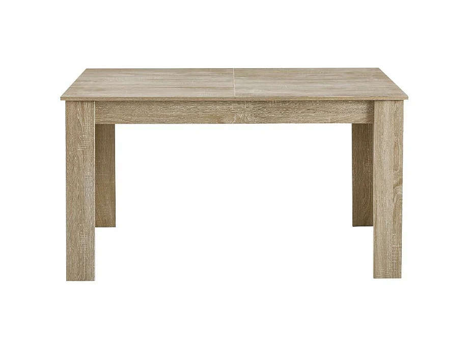 Tavolo rettangolare allungabile rovere Tony 140x90x78H