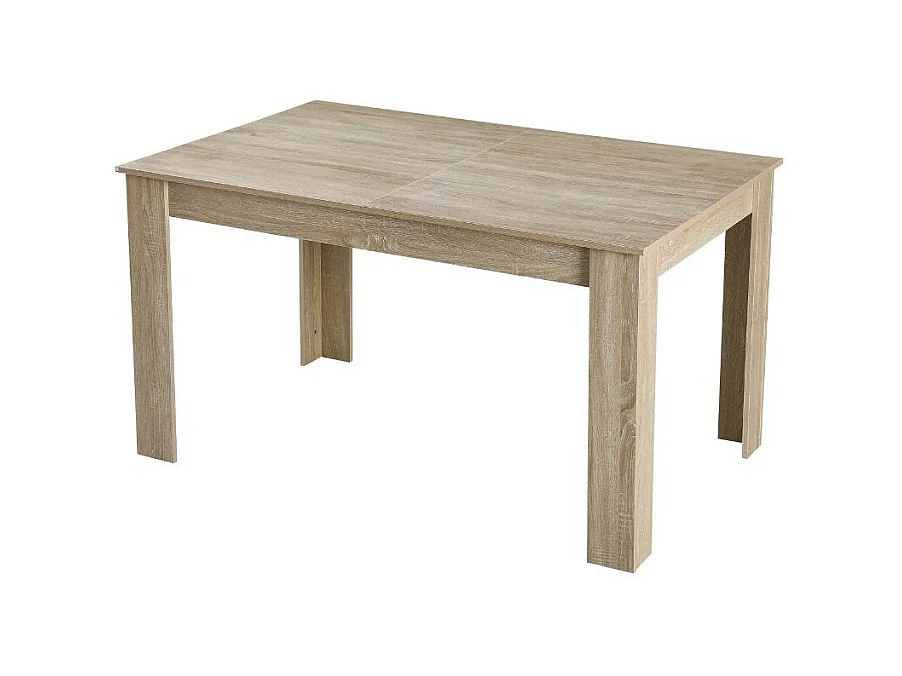 Tavolo rettangolare allungabile rovere Tony 140x90x78H