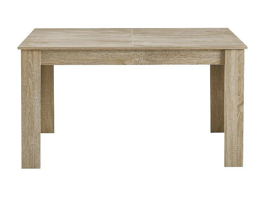 Tavolo rettangolare allungabile rovere Tony 140x90x78H