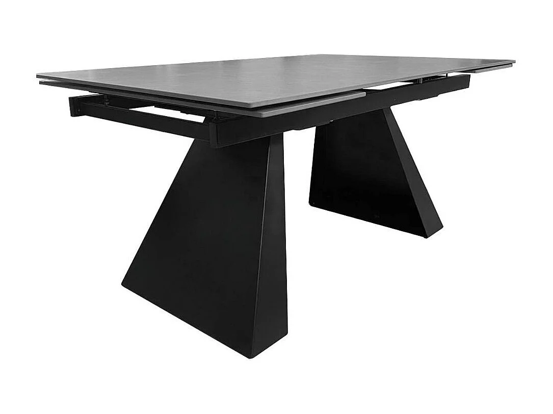 Tavolo allungabile Ariel piano ceramica ossido 160x90x75h