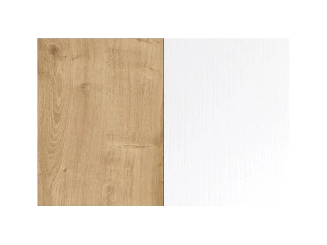 Parete attrezzata Kombat 260 colore rovere bianco