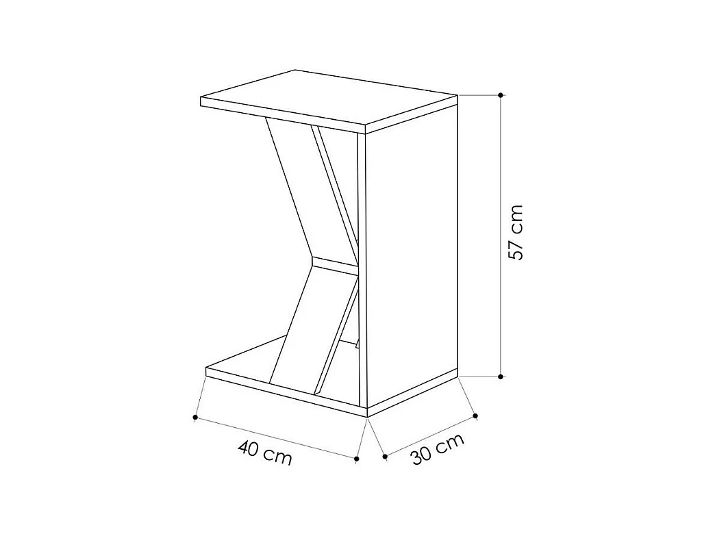 Tavolino da divano porta computer Naze colore tortora