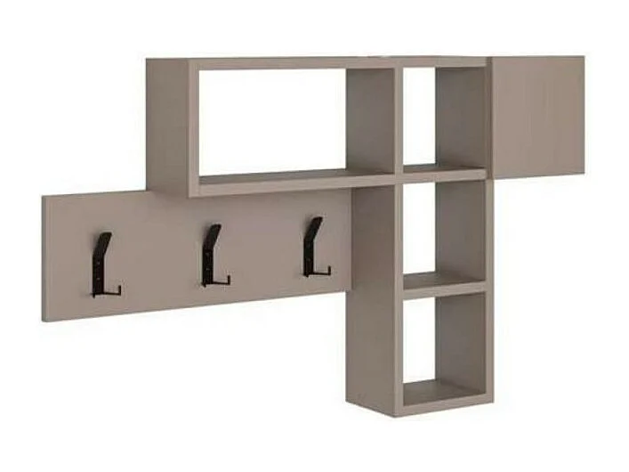 Appendiabiti da parete Game colore tortora