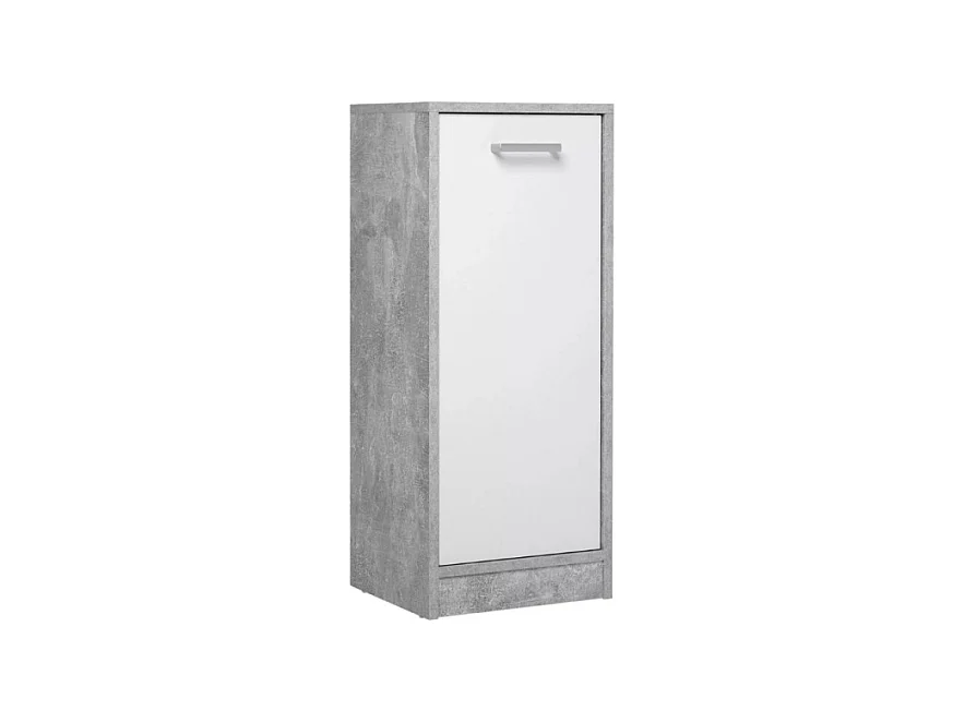 Set bagno Madeira colore beton bianco