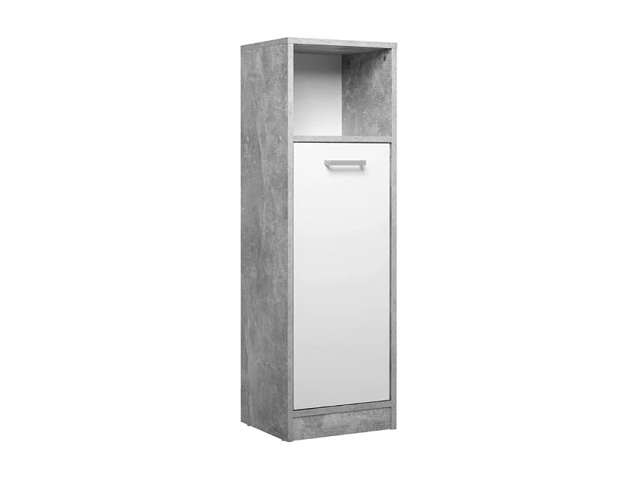 Set bagno Madeira colore beton bianco