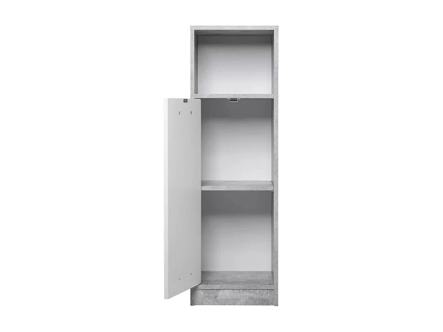 Set bagno Madeira colore beton bianco