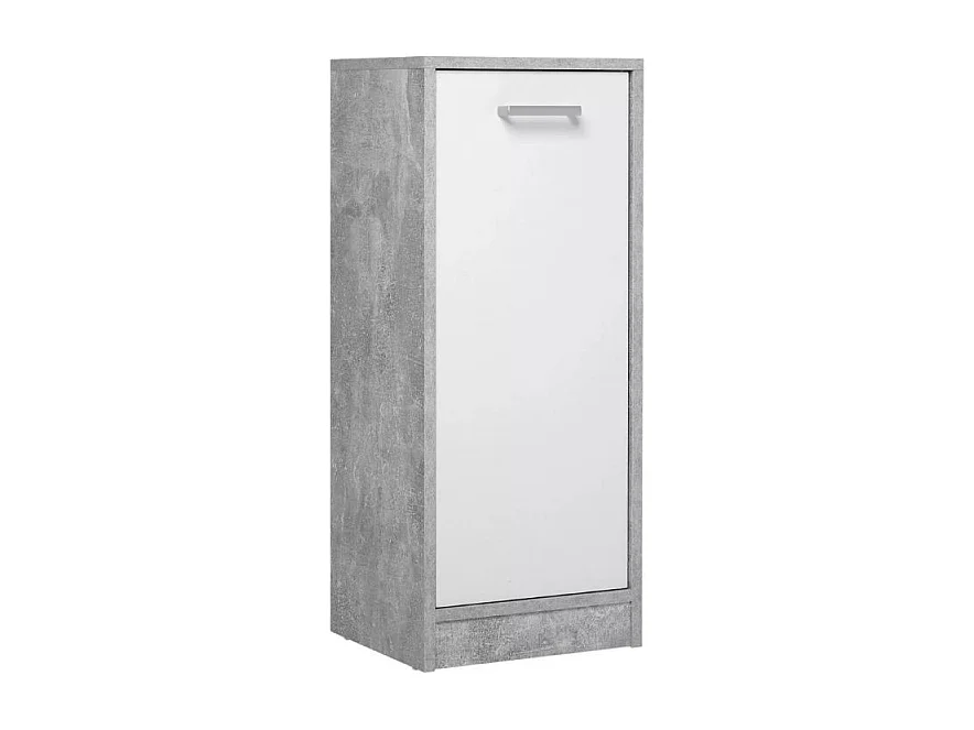Set bagno Madeira colore beton bianco