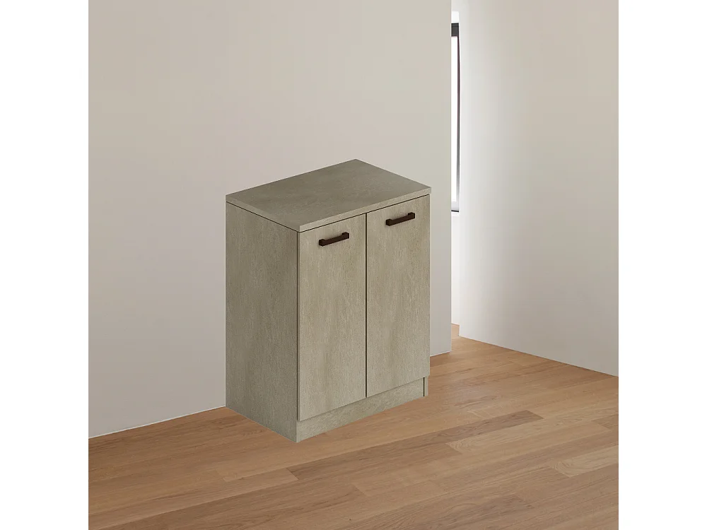 Mobile bagno due ante 71x50x85,5 colore argilla