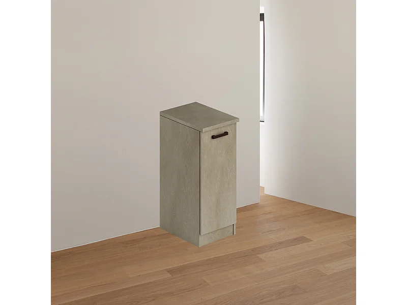 Mobile bagno con anta 36x50x85,5 colore argilla