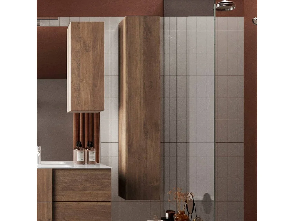 Colonna bagno sospesa Salemi 26x138h colore rovere mercure
