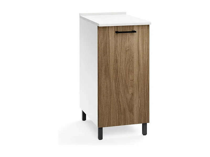 Base cucina con anta 40x50x85H colore noce naturale