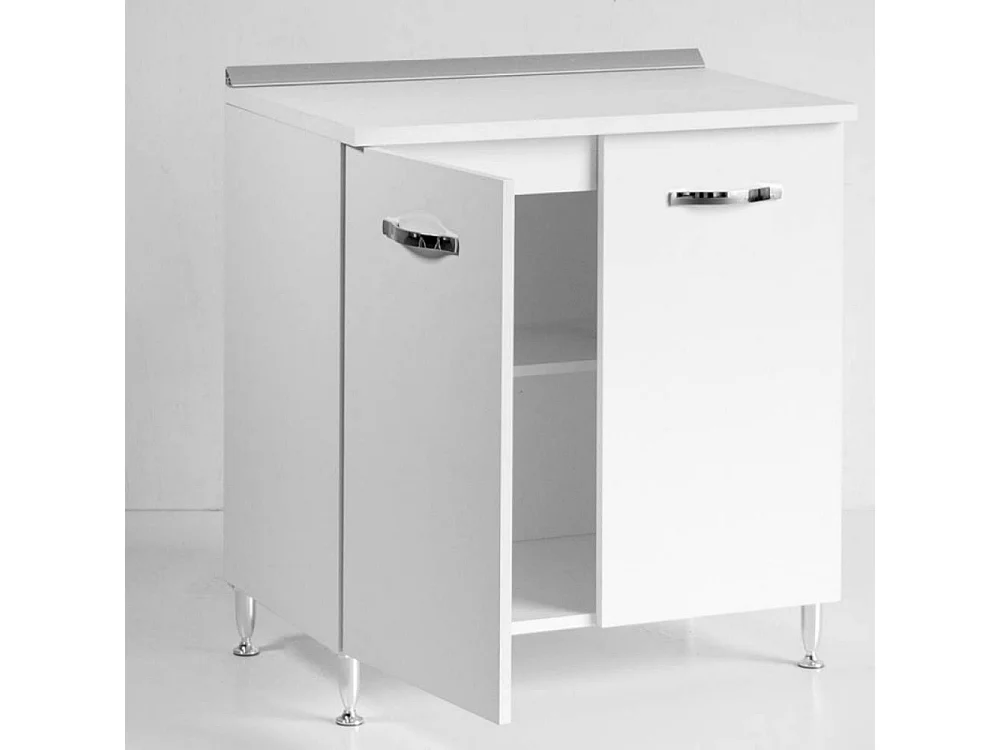 Base cucina due ante 80x50x85H colore noce antico