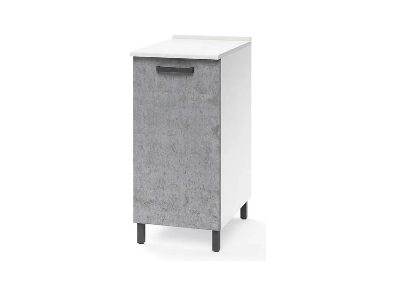 Base cucina con anta 40x50x85H colore cemento