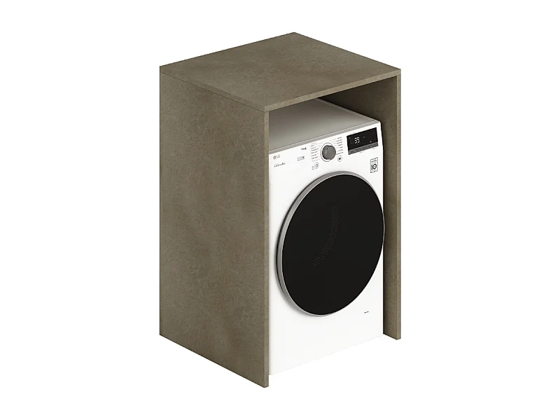 Copriasciugatrice in legno 71x65x105 colore argilla