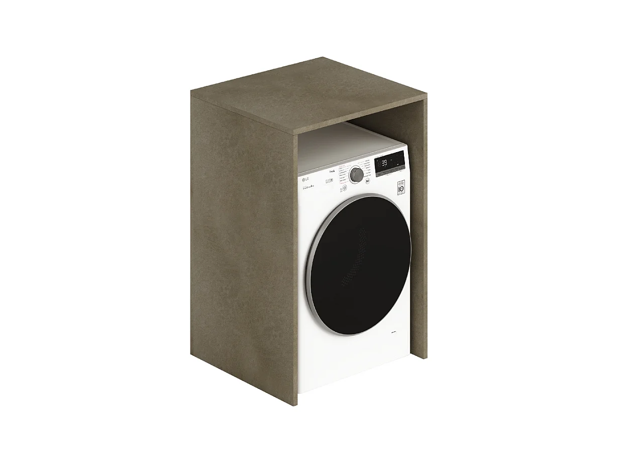 Copriasciugatrice in legno 71x65x105 colore argilla