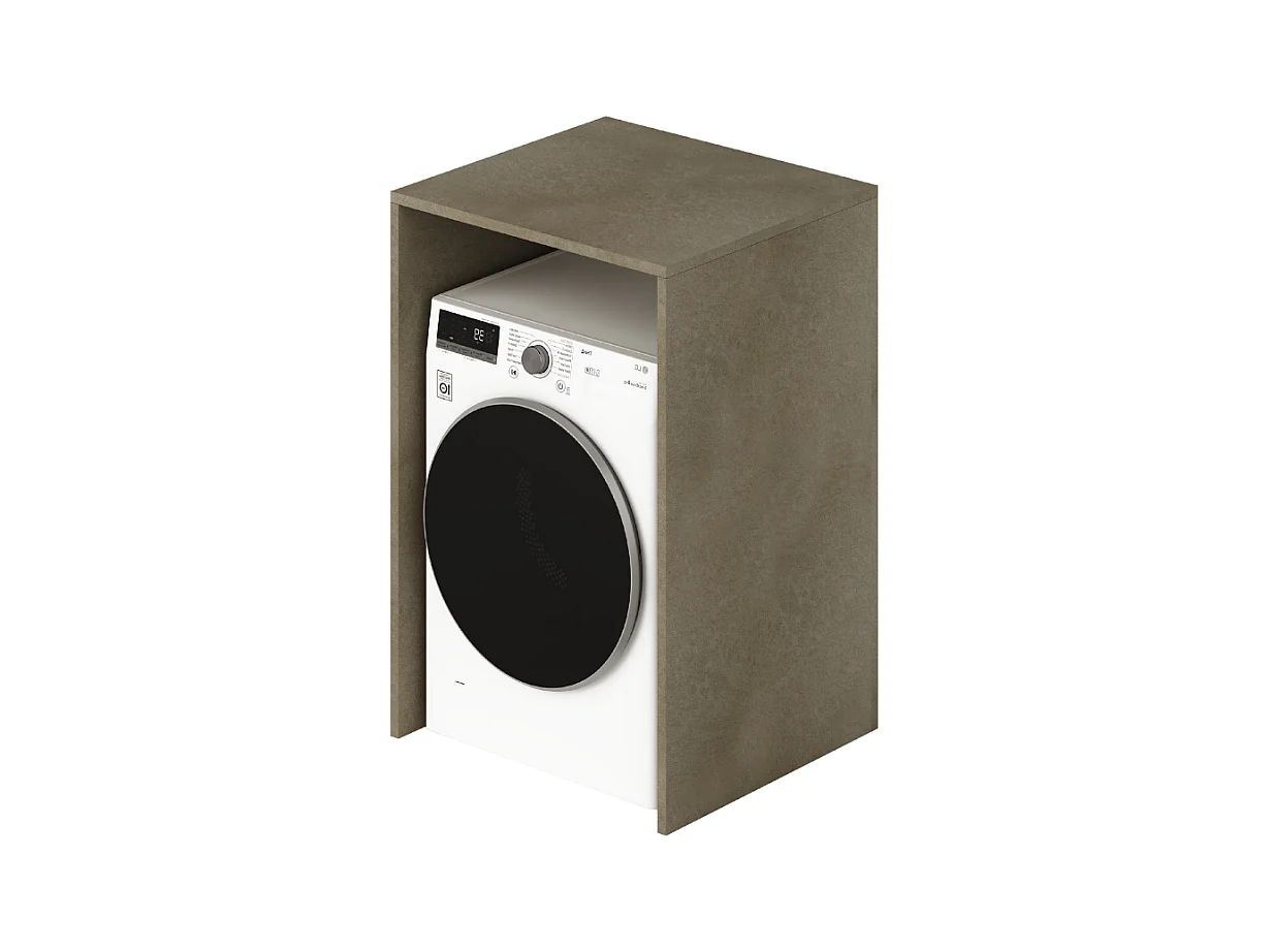 Copriasciugatrice in legno 71x65x105 colore argilla