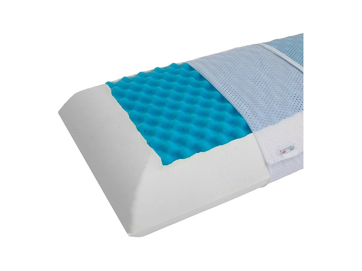 Guanciale in MemoryGel con Inserto Gel 72x42x15H