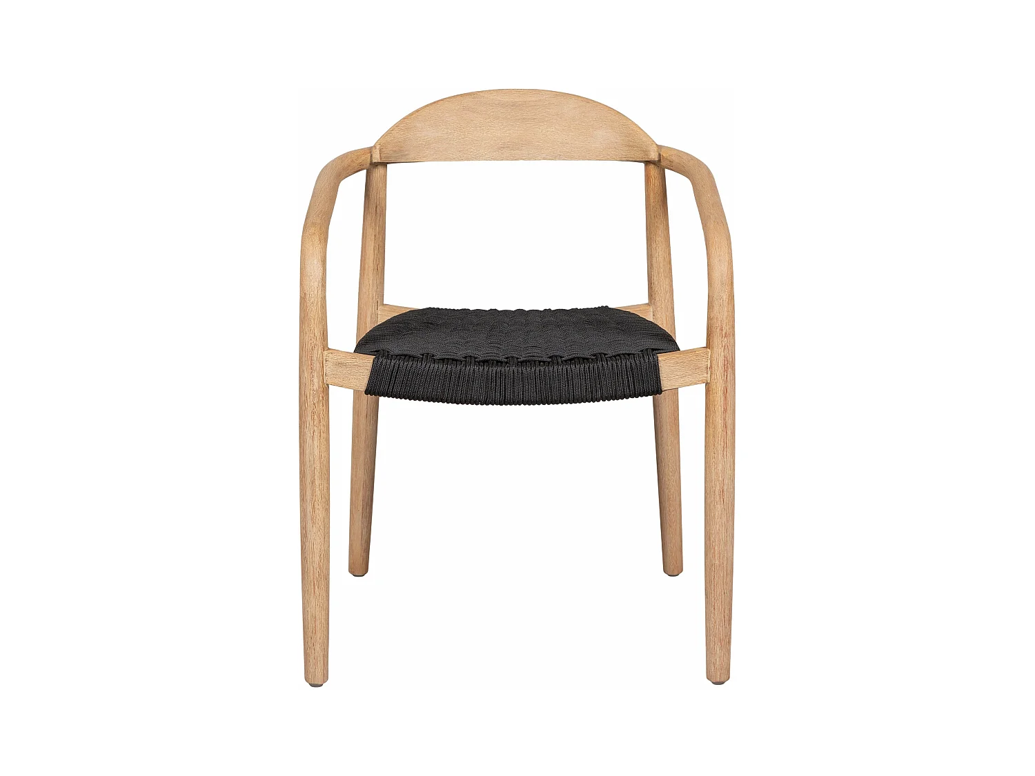 Chaise repas Eucalyptus et corde noire ANAM