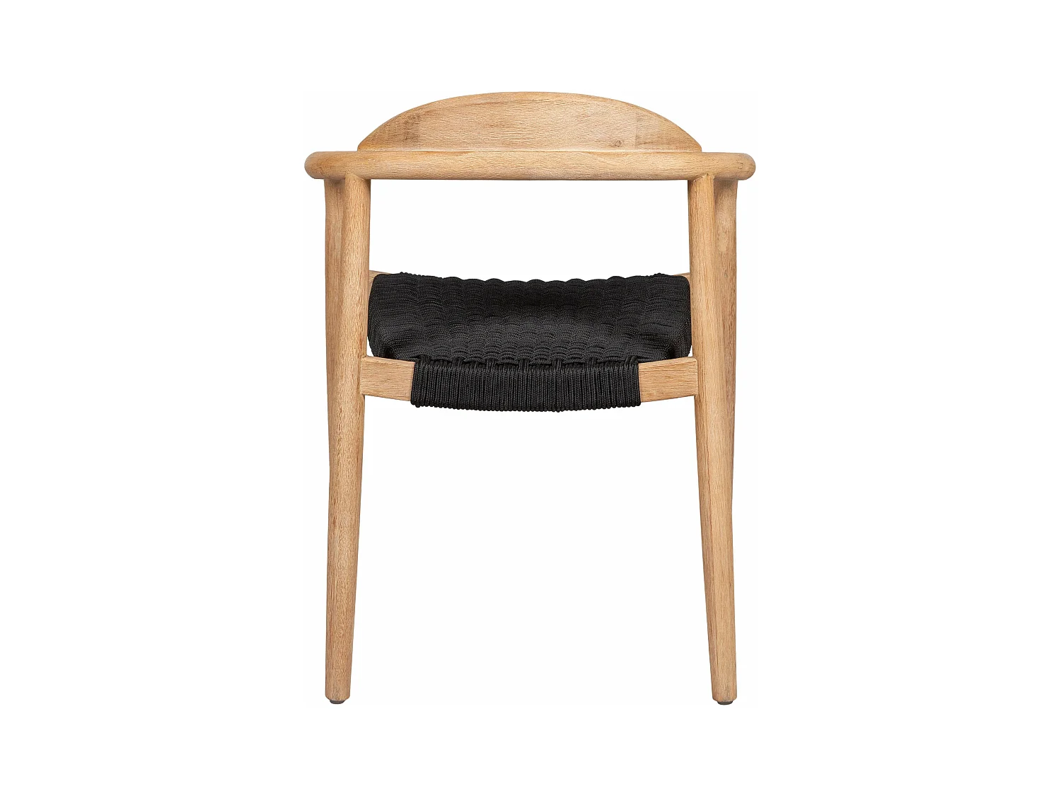 Chaise repas Eucalyptus et corde noire ANAM