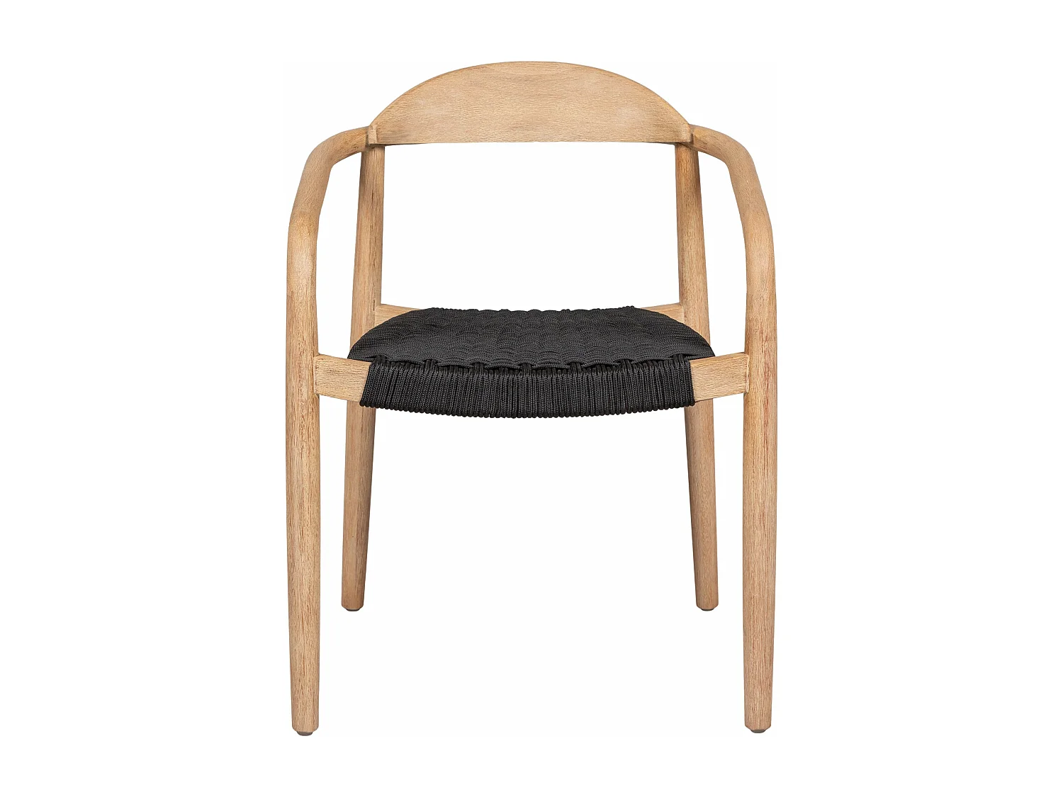 Chaise repas Eucalyptus et corde noire ANAM