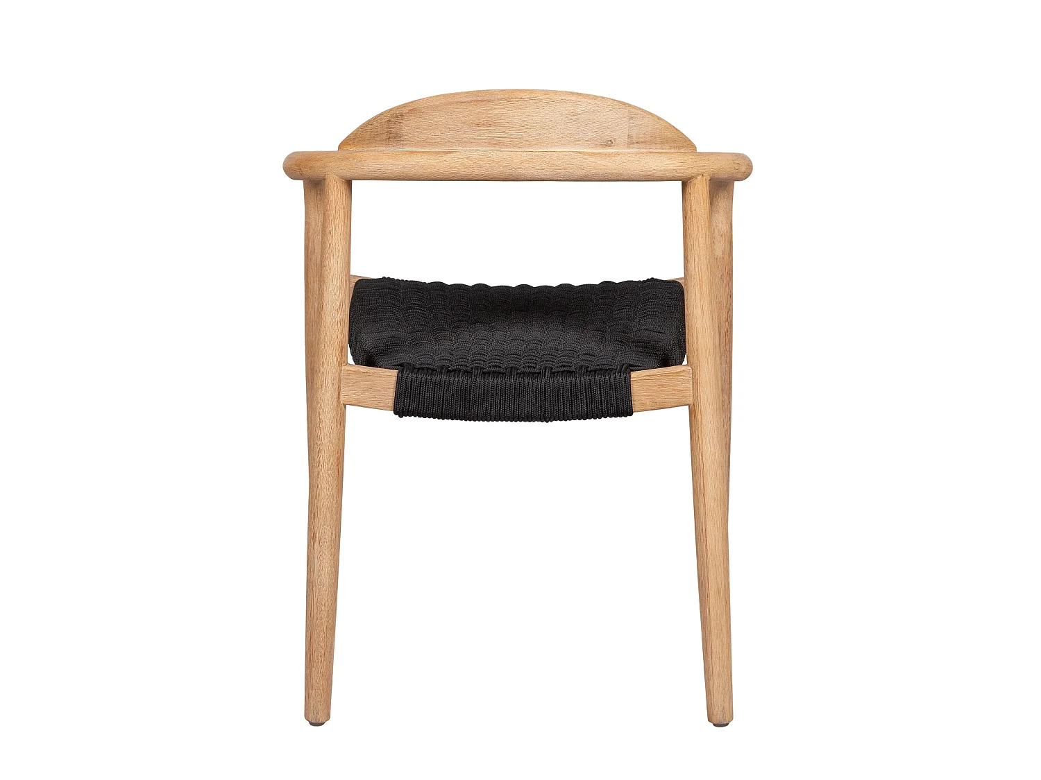 Chaise repas Eucalyptus et corde noire