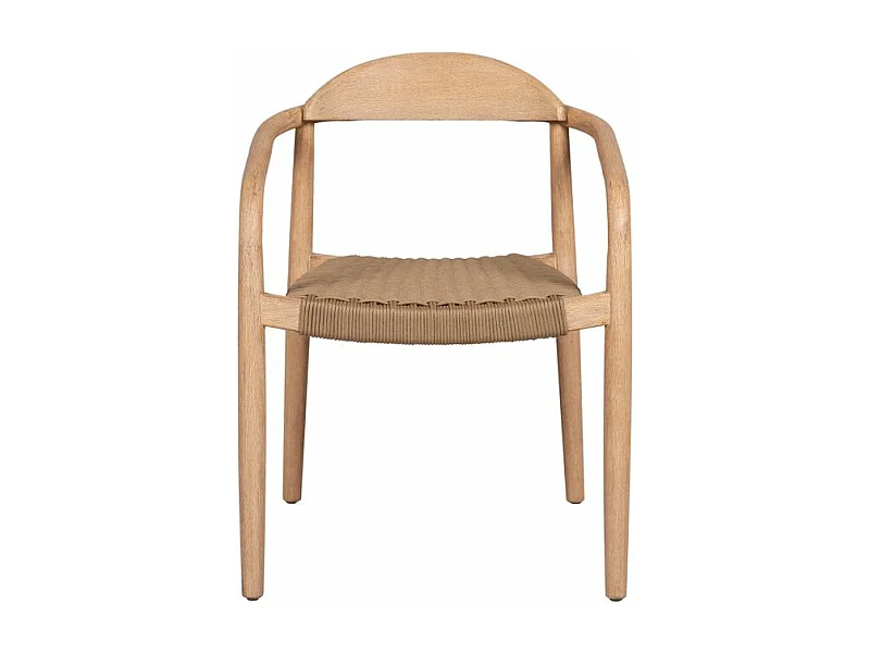 Chaise repas Eucalyptus et corde sable ANAM