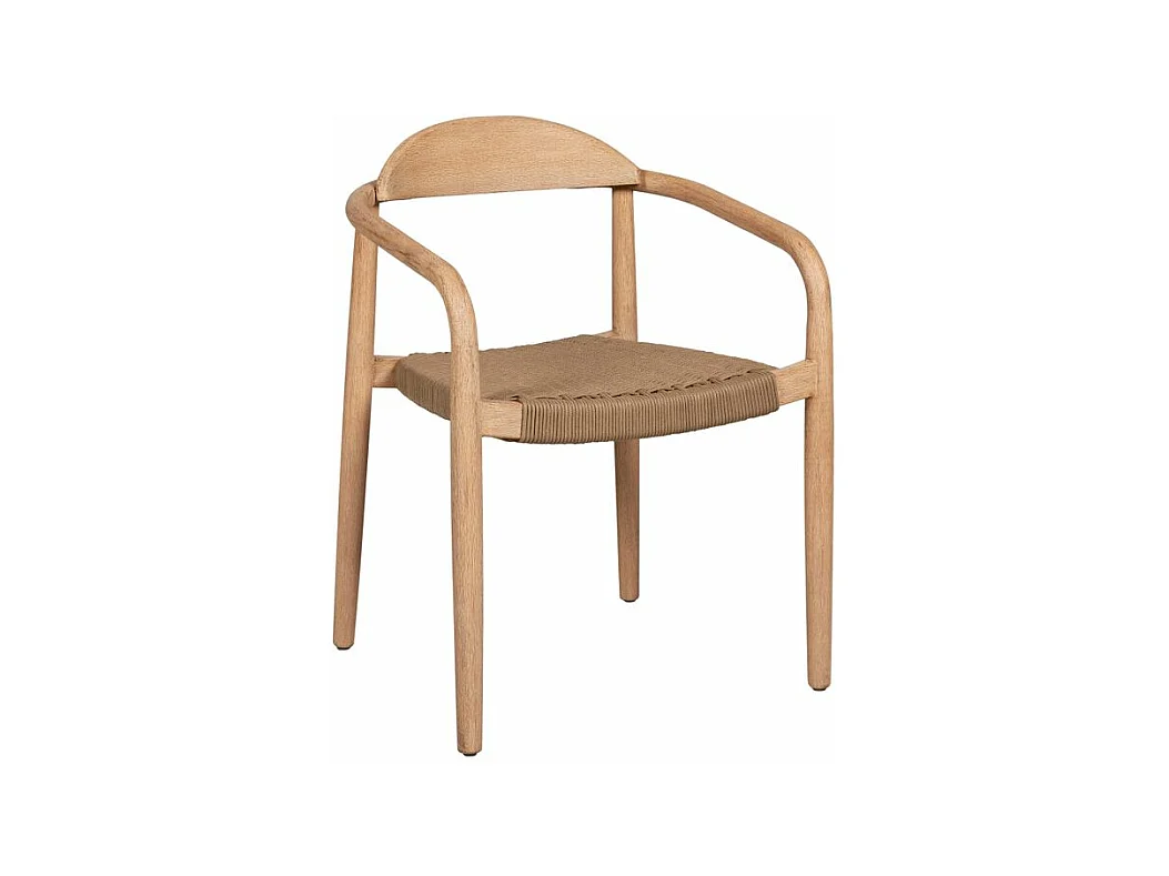 Chaise repas Eucalyptus et corde sable ANAM