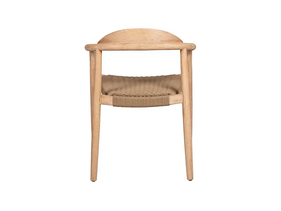 Chaise repas Eucalyptus et corde sable ANAM