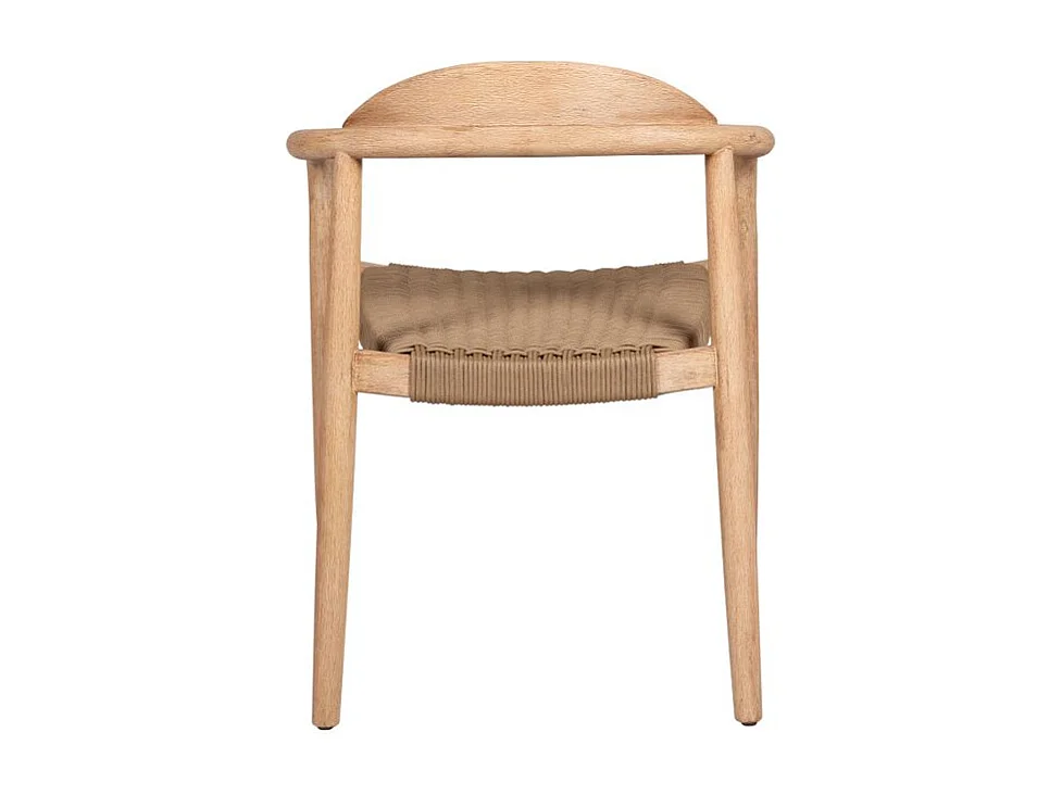 Chaise repas Eucalyptus et corde sable ANAM