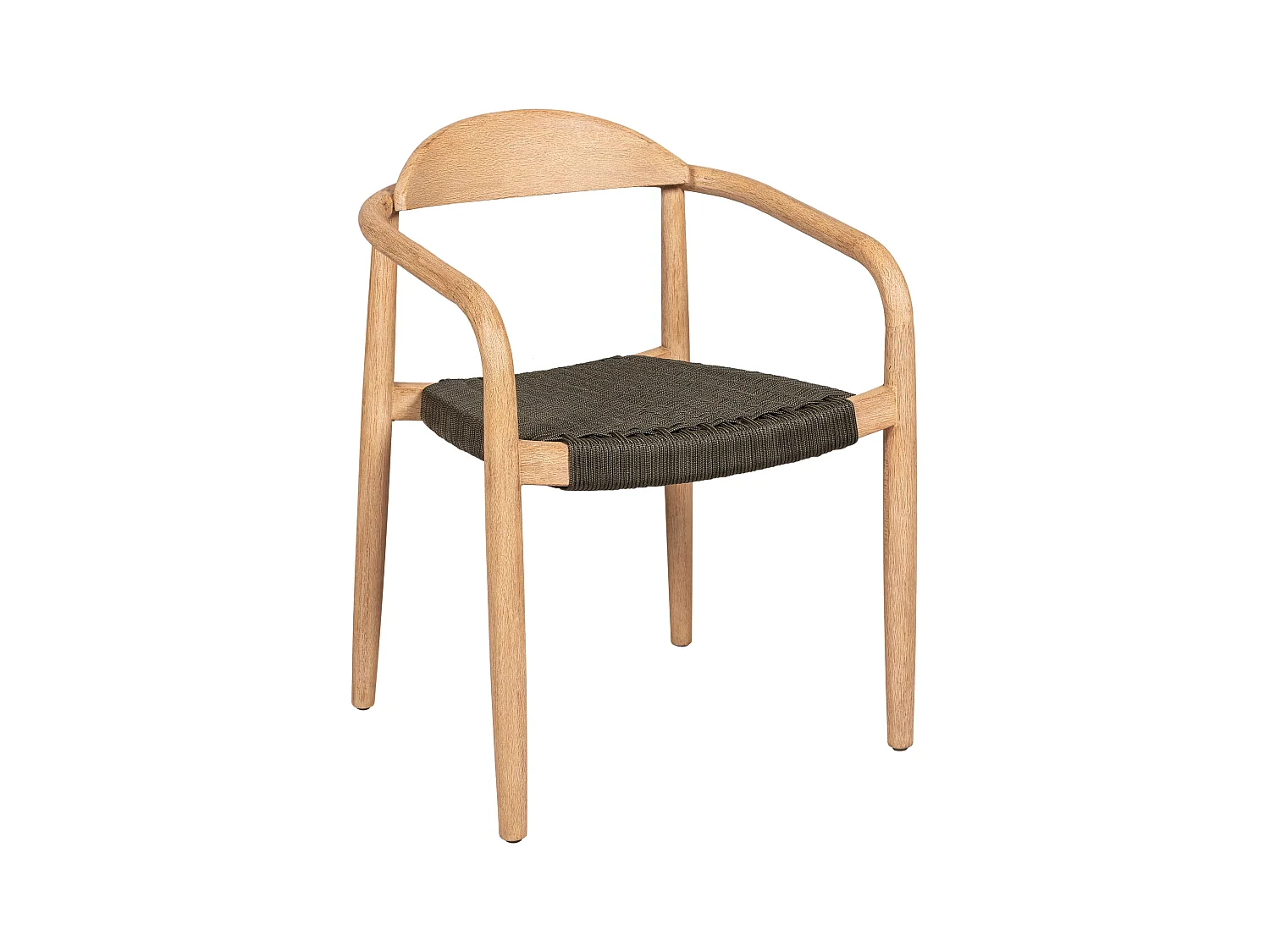 Chaise repas Eucalyptus et corde kaki ANAM