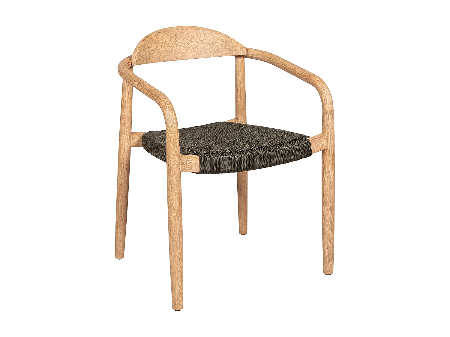 Chaise repas Eucalyptus et corde kaki ANAM