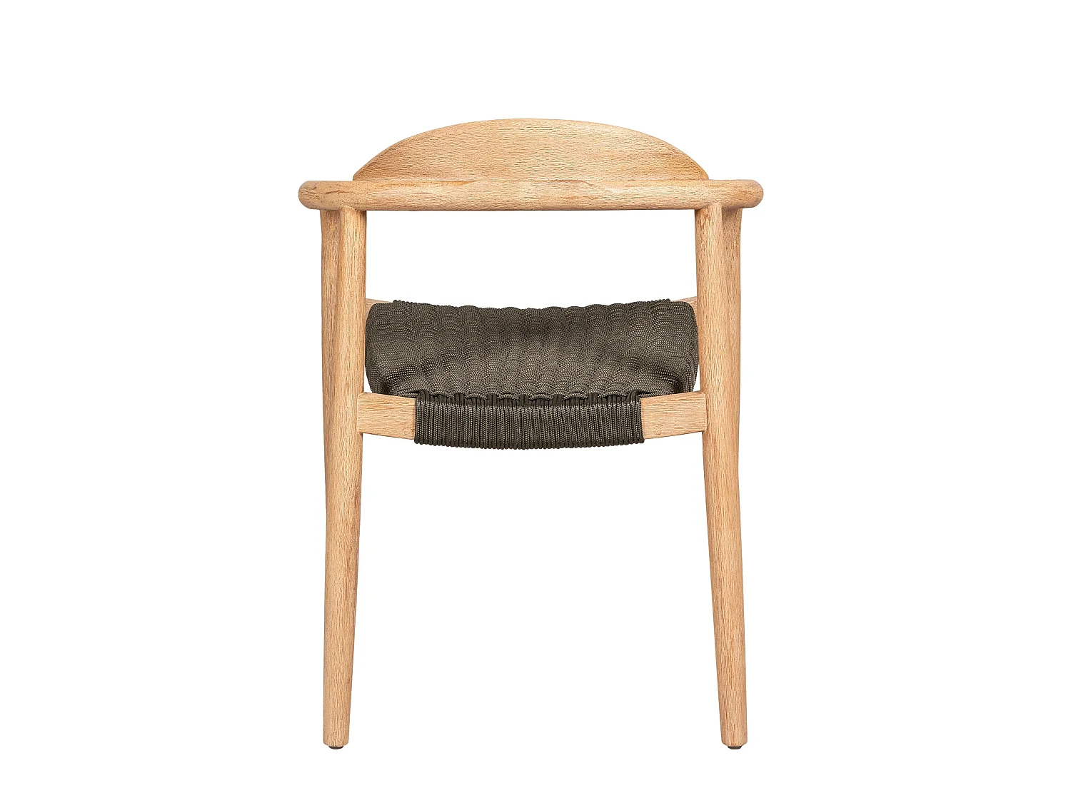 Chaise repas Eucalyptus et corde kaki
