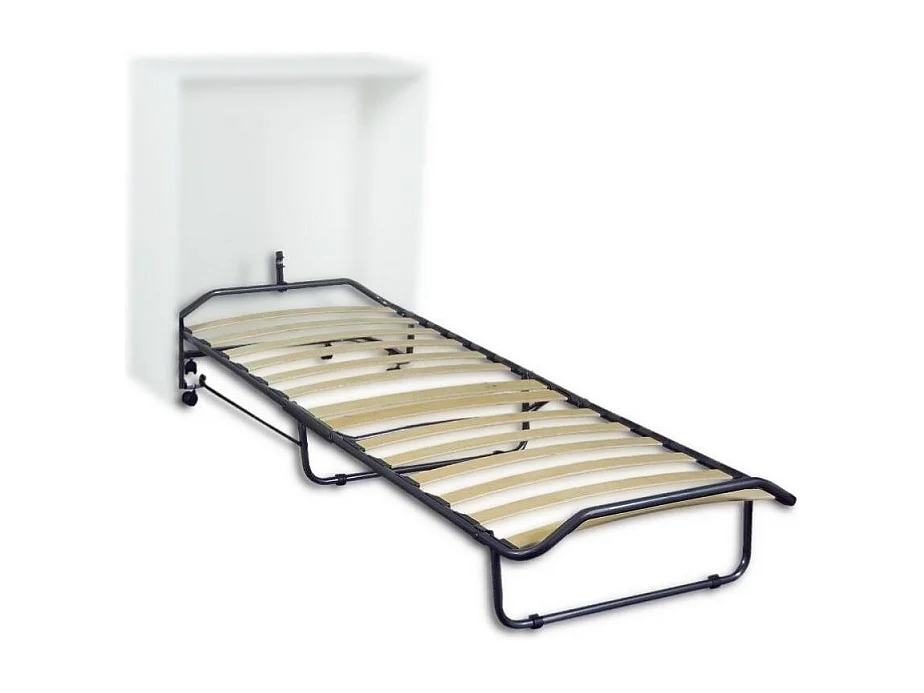 Letto matrimoniale in legno bianco 170x205x88h Manitoba