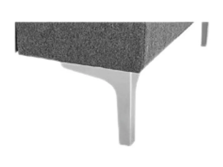 Divano angolare destro tessuto grigio Dina con bracciolo porta oggetti 218X172X87H