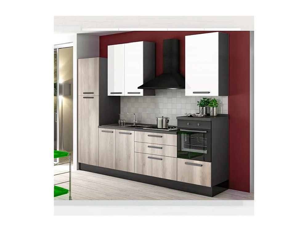 Cucina 300x216 H Petrol colore antracite bianco gordon