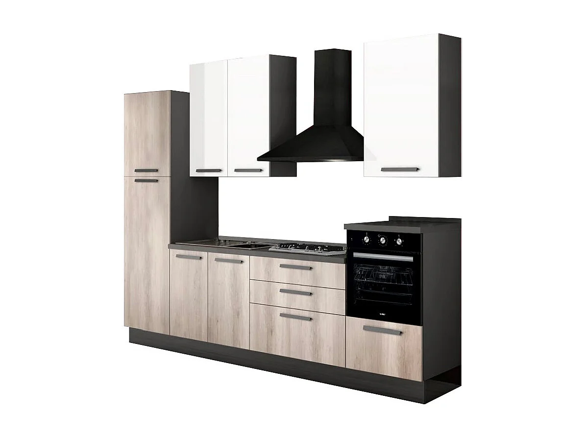 Cucina 300x216 H Petrol colore antracite bianco gordon