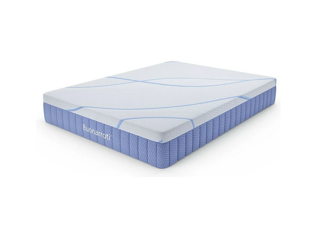 Materasso matrimoniale Pergamo a molle 5 zone con rivestimento Antiscivolo 160x190x30H