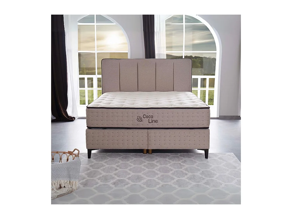 Materasso matrimoniale multistrato con fibra naturale Cocoline 160x190x28H