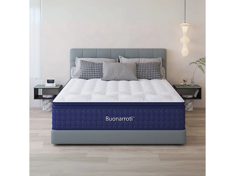 Materasso Matrimoniale molle insacchettate Atria 160x190x33H - Comfort estremo e supporto ergonomico