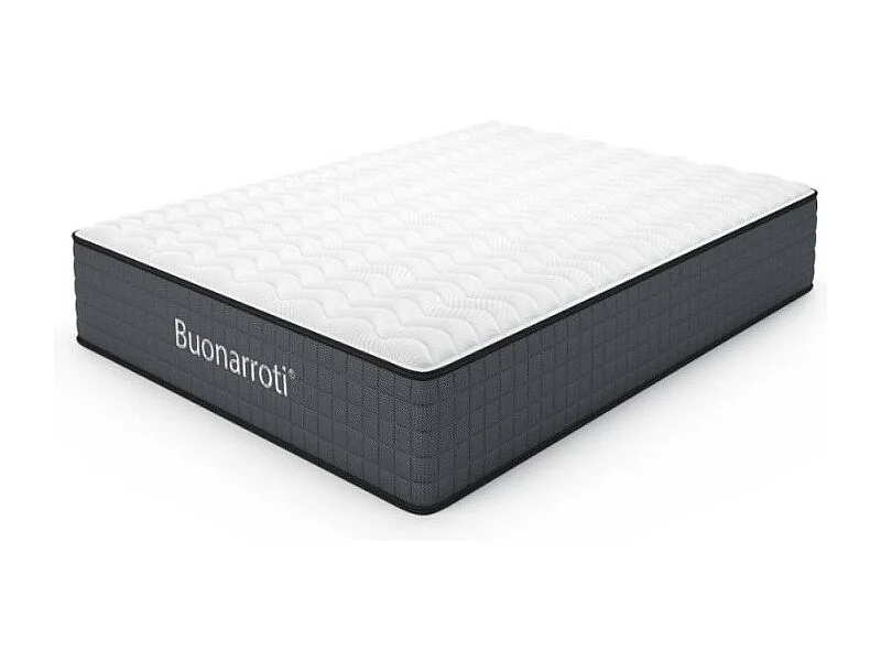 Materasso francese 140x190X25H molle insacchettate e memory foam Balto