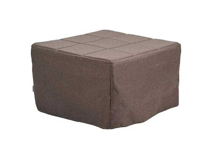Pouf trasformabile in letto Vega tessuto tortora