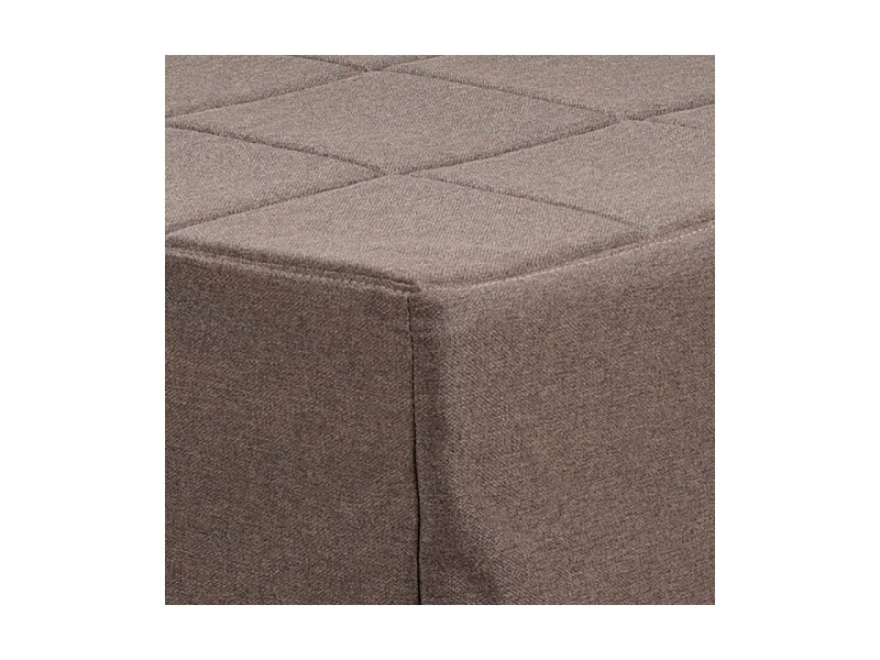 Pouf trasformabile in letto Vega tessuto tortora