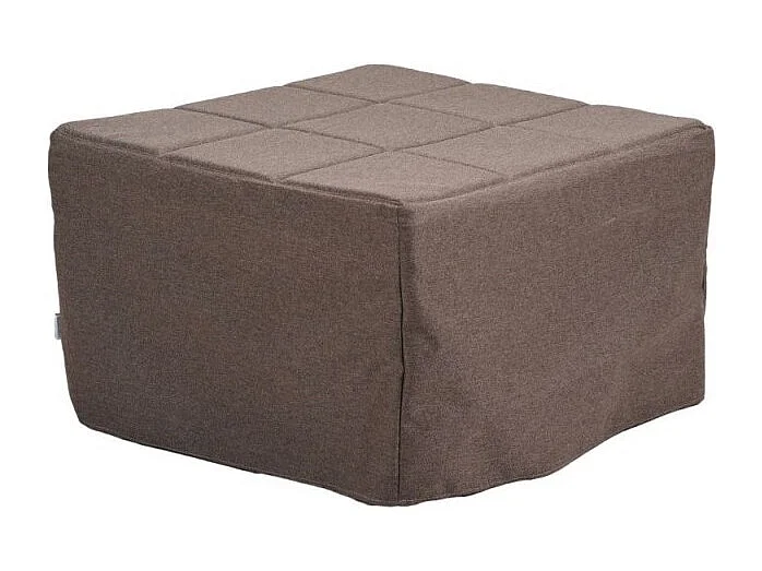 Pouf trasformabile in letto Vega tessuto tortora