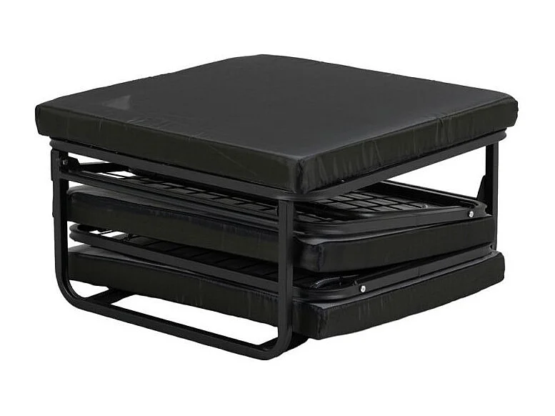 Pouf trasformabile in letto Vega tessuto tortora