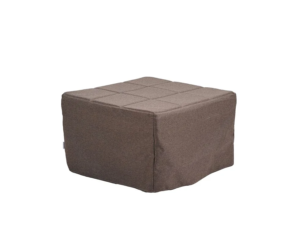 Pouf trasformabile in letto Vega tessuto tortora