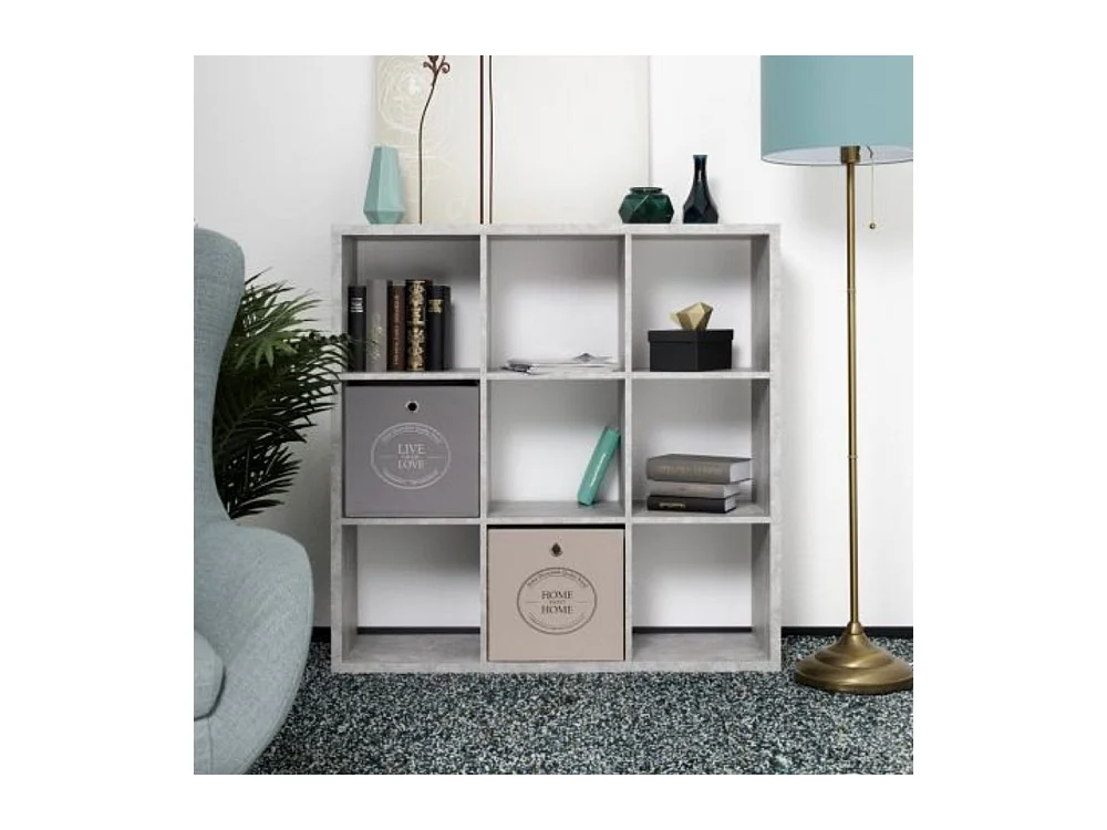 Libreria cubi divisorio Max9 colore beton