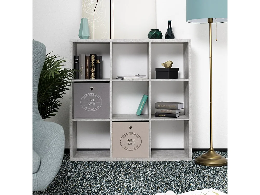 Libreria cubi divisorio Max9 colore beton